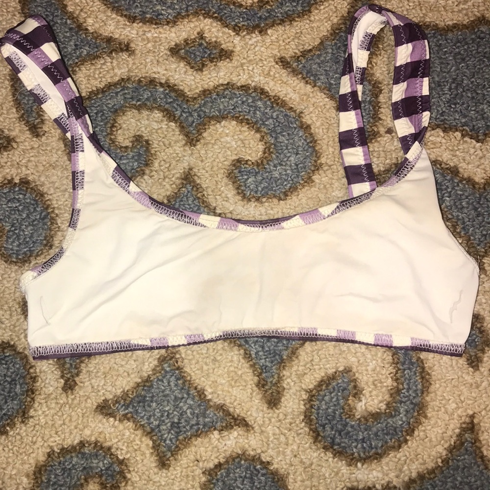 Solid And Striped Gingham Bikini Set Xs - image 3